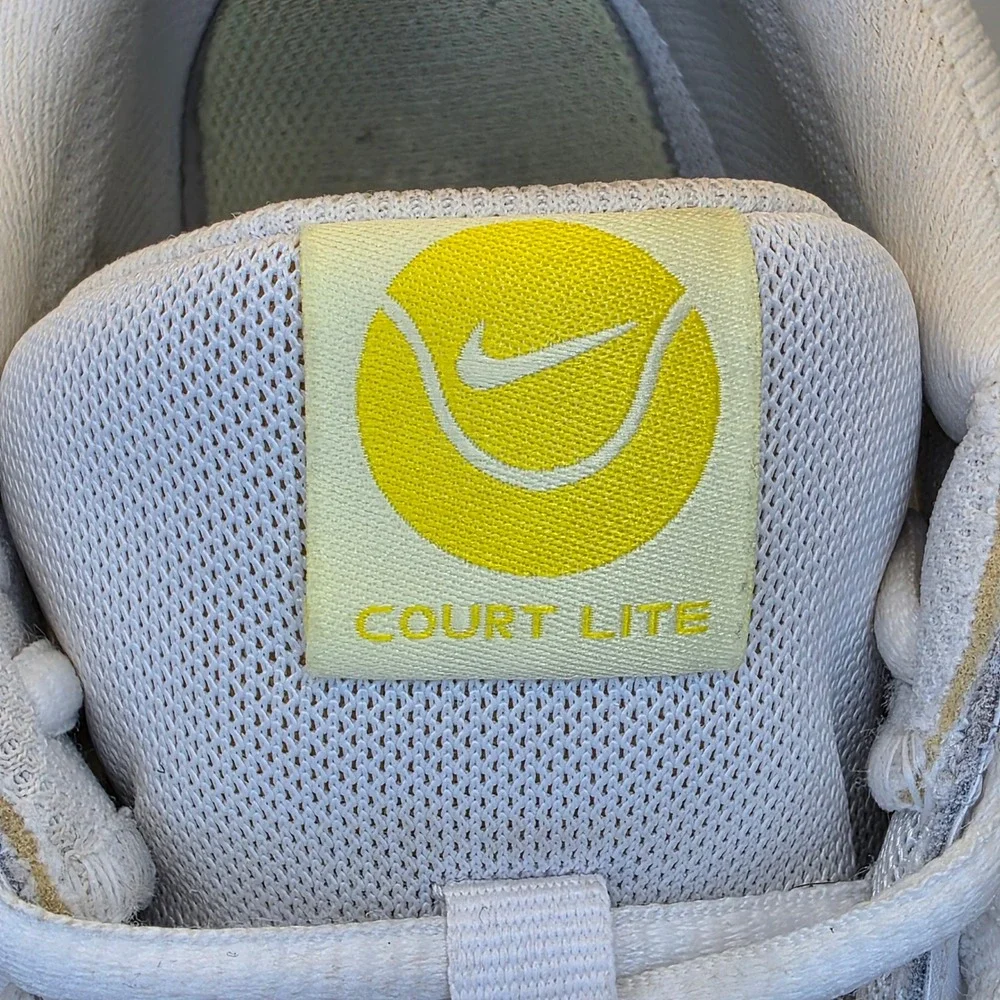Nike NikeCourt Zoom Lite 3 White High Voltage Tennis Shoes | Men Size 12
